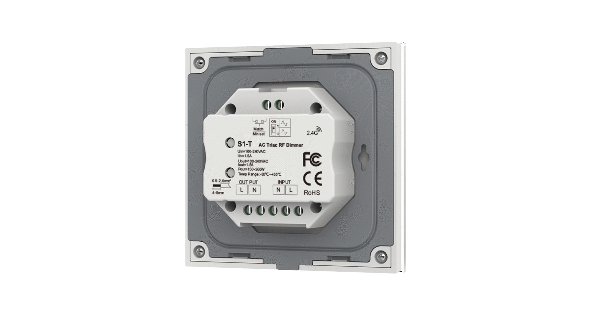 AC DIMMER BLACK