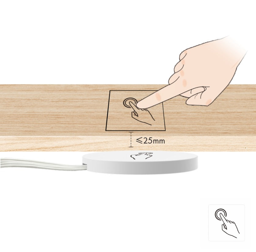 5-24VDC 3A Fit Anywhere Touch Sensor Switch (White)