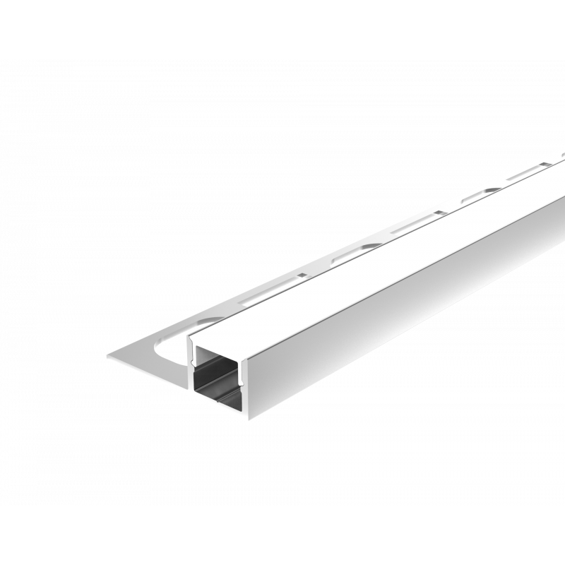 ELITE LED SWTI 2 METRE 10.5MM SINGLE WING TILE IN PROFILE (SILVER)