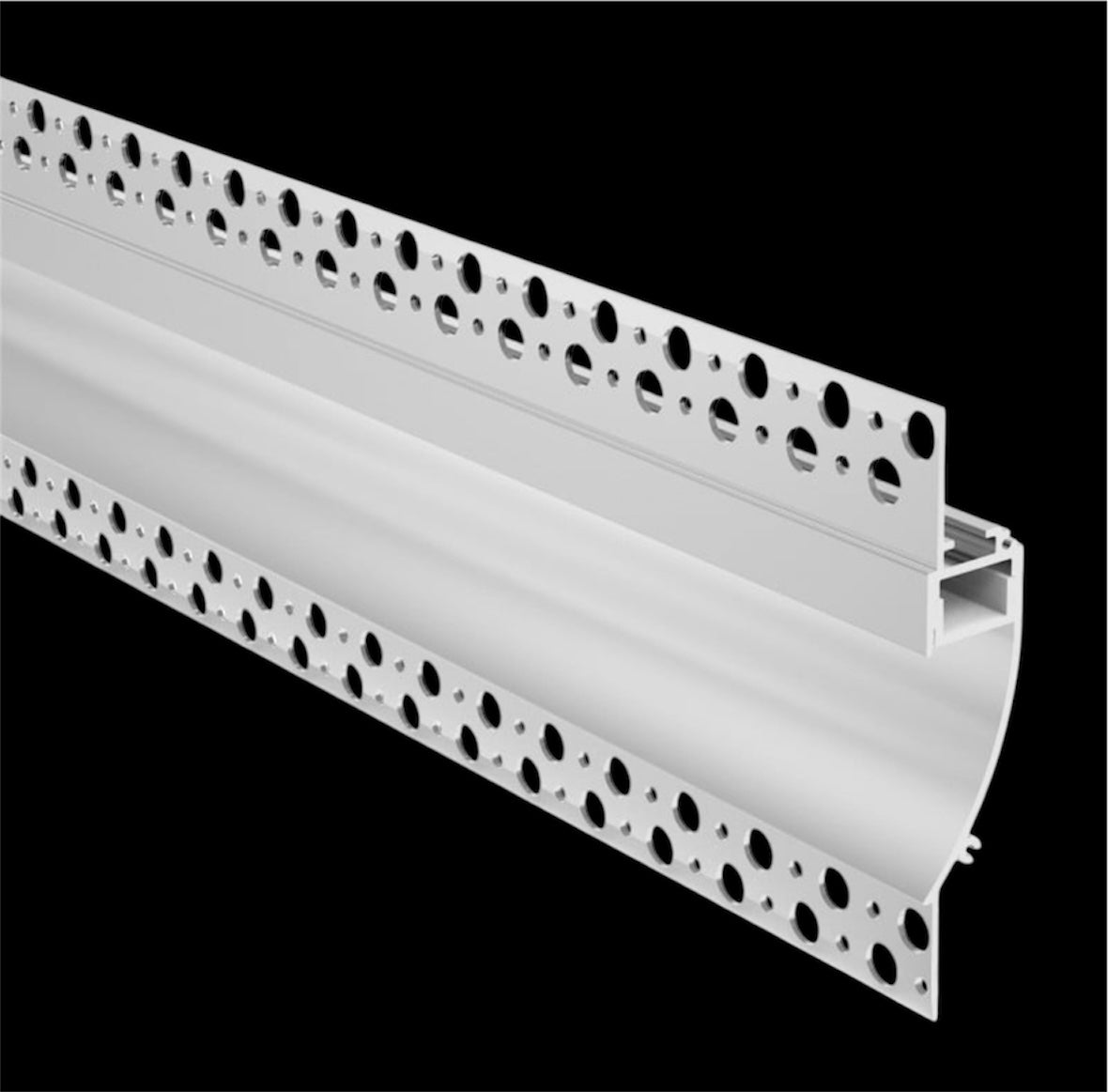 ELITE CURVED WALL WASHING PLASTER IN LED PROFILE (WHITE)