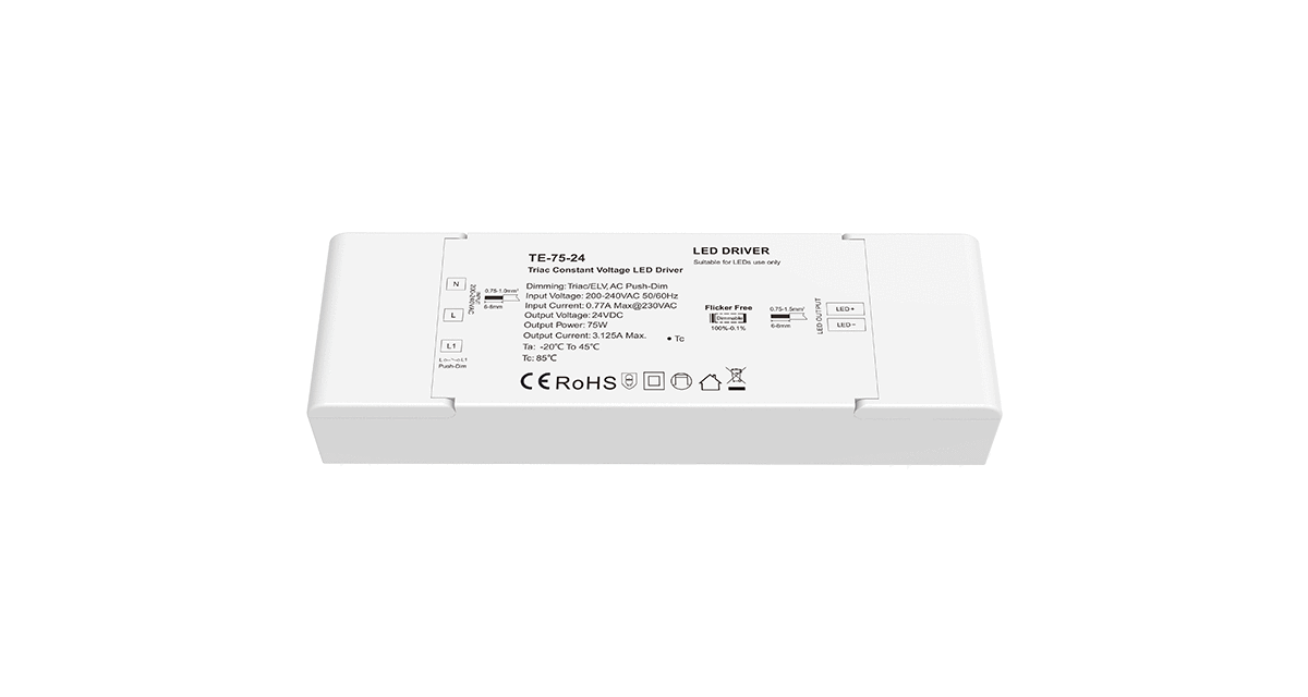 ELITE LED 24V 75W TRIAC DIMMABLE LED DRIVER