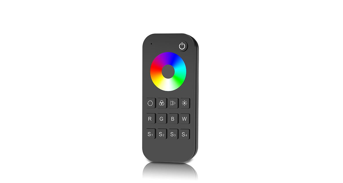 ELITE LED RGBW SINGLE ZONE REMOTE CONTROL (BLACK)