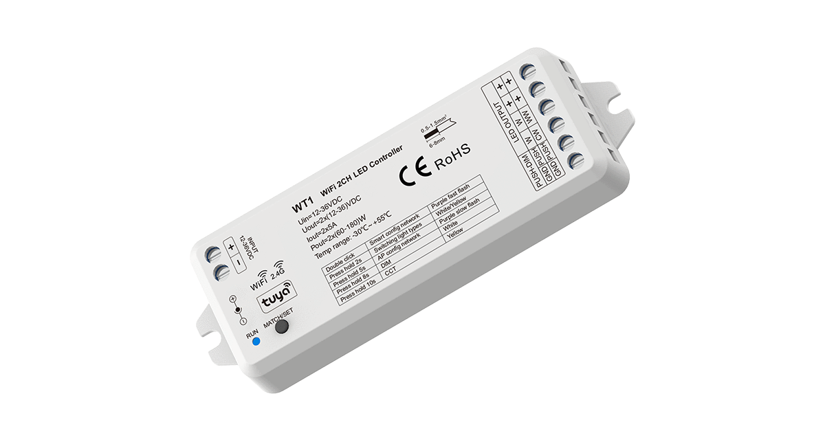 SINGLE COLOUR + CCT WIFI + ALEXA LED RECEIVER (DIMMABLE CAPABILITY)1