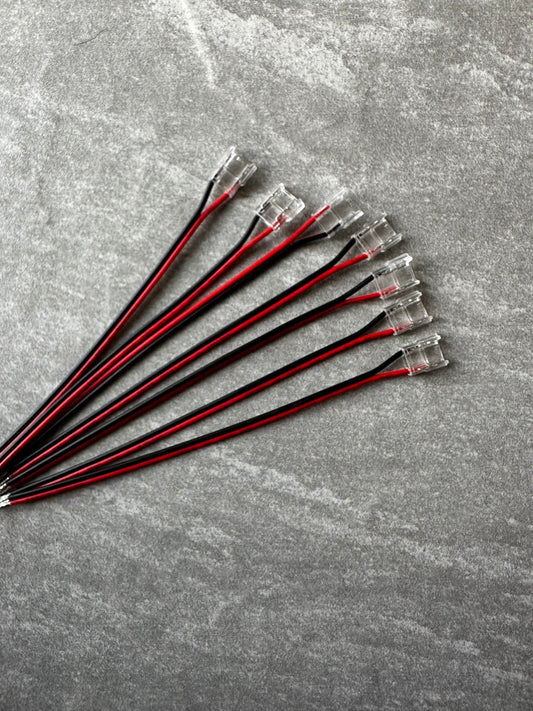 8MM LED CRIMP CONNECTOR + WIRE