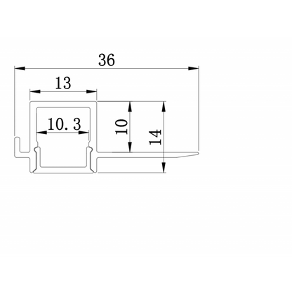 plaster-in LED profiles