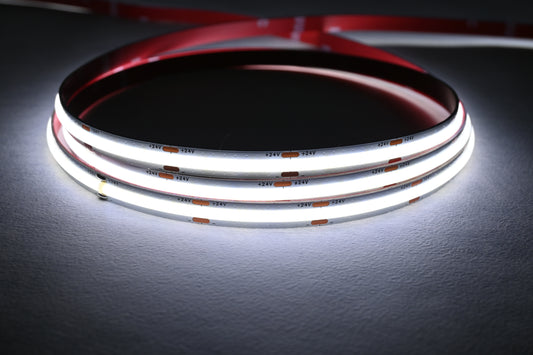 ELITE LED 24V-IP20-10W SEAMLESS COB LED STRIP 6000K (COOL WHITE)