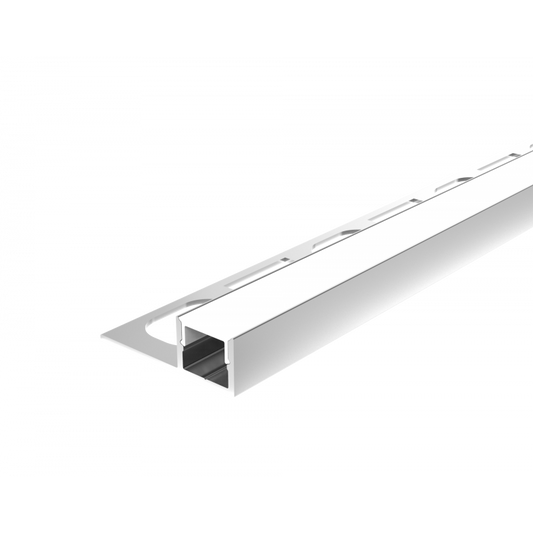 ELITE LED SWTI 2 METRE 10.5MM SINGLE WING TILE IN PROFILE (SILVER)