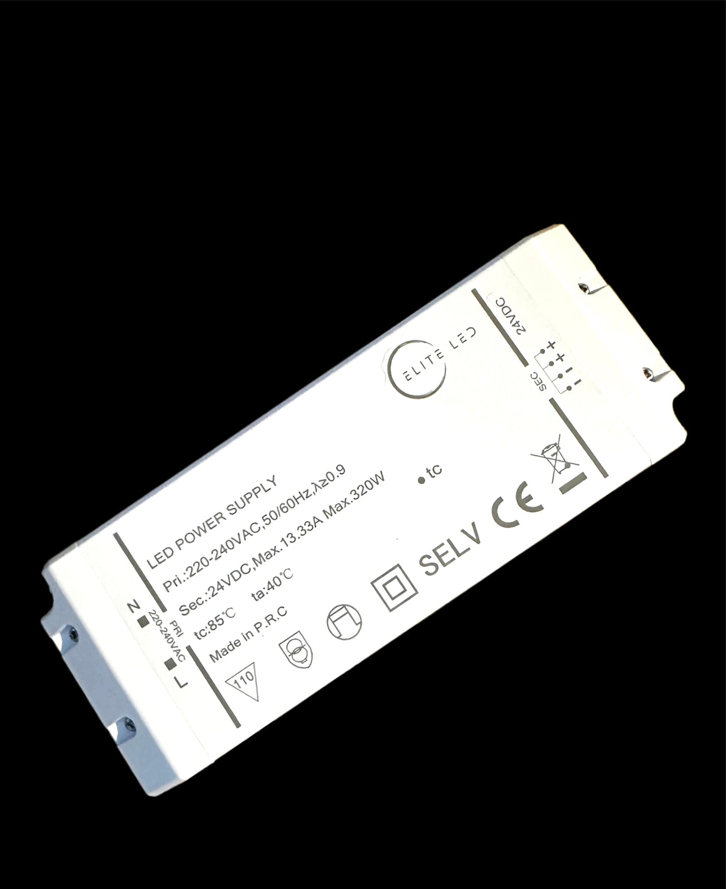 ELITE LED 24V 320W TRIAC NON DIMMABLE LED DRIVER