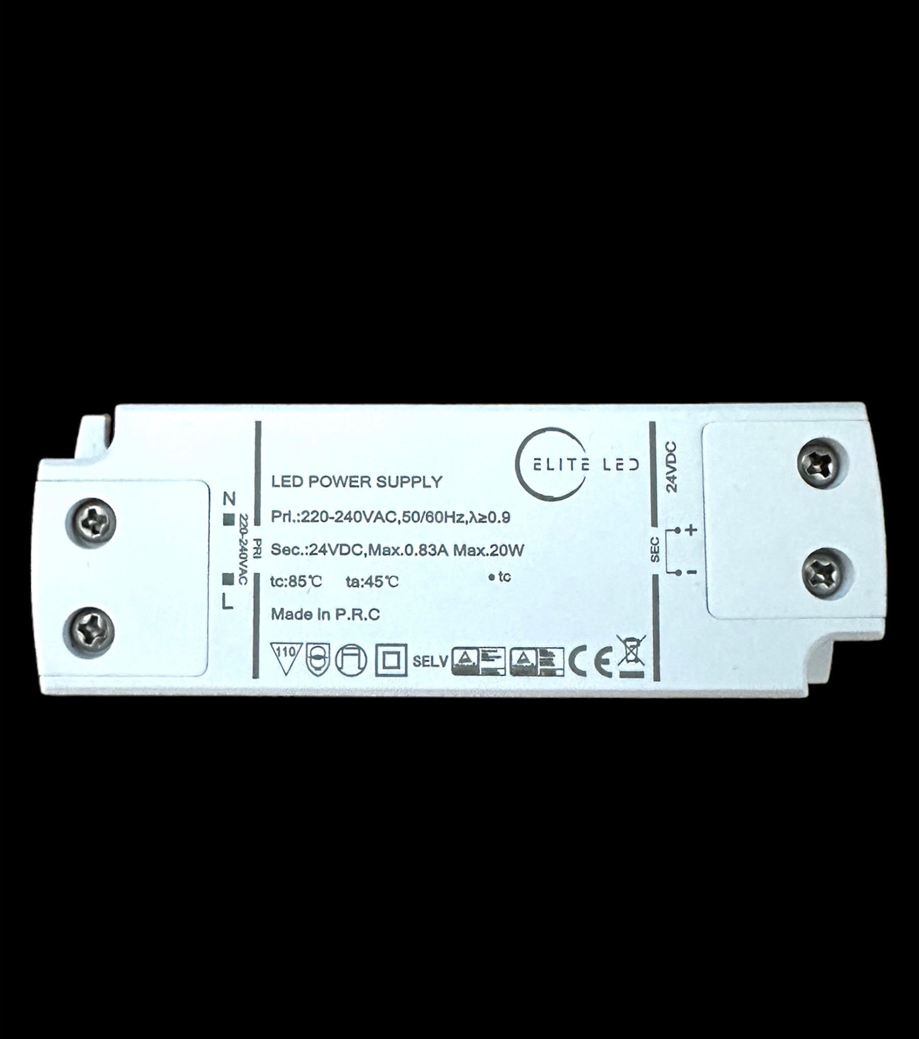 20W 24V CONSTANT VOLTAGE LED DRIVER (NON DIM)