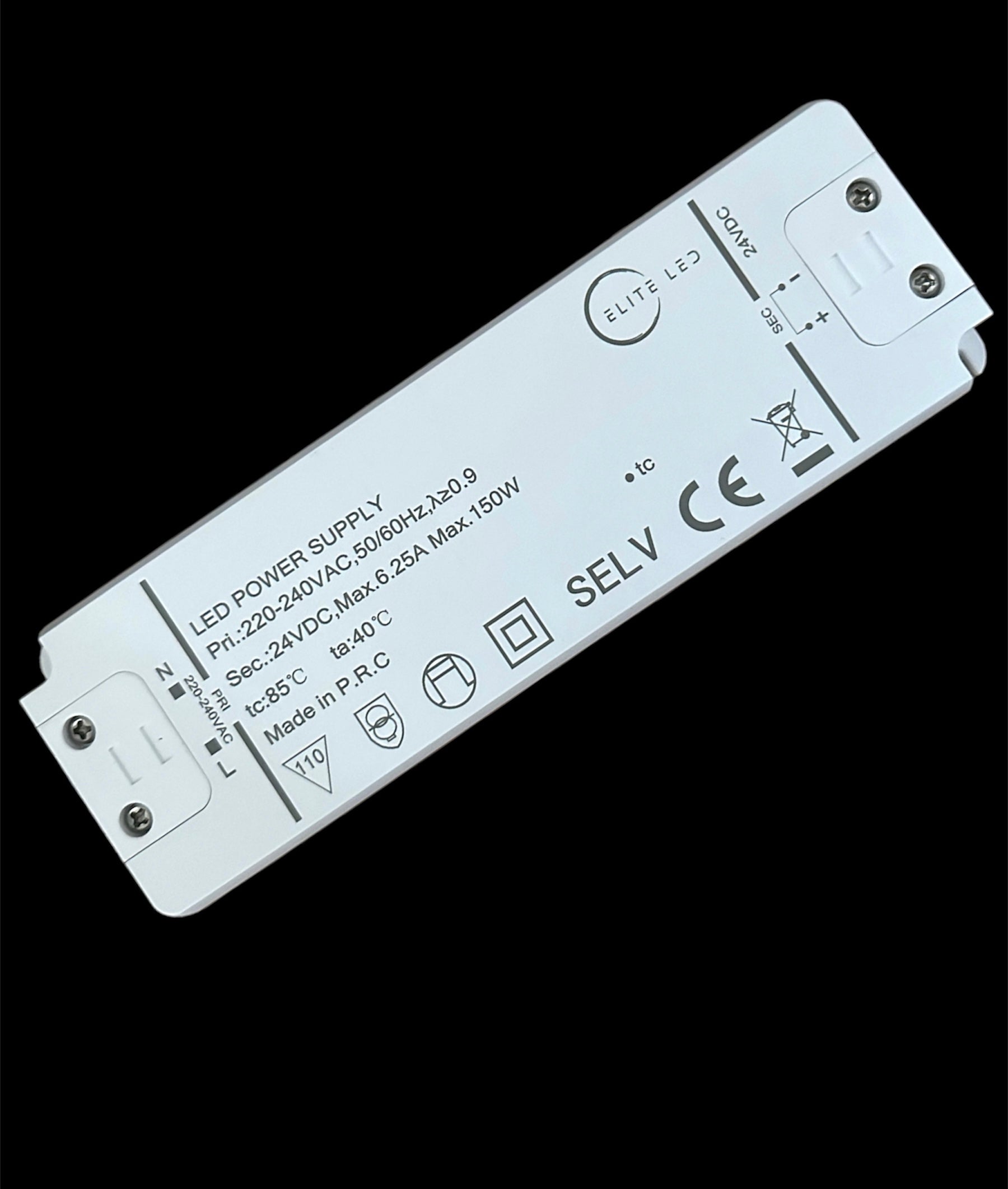 ELITE LED 24V 150W CONSTANT VOLTAGE LED DRIVER (NON DIM)