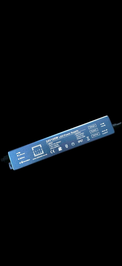 ELITE LED 24V IP67 100W PREMIUM TRIAC NON DIM LED DRIVER
