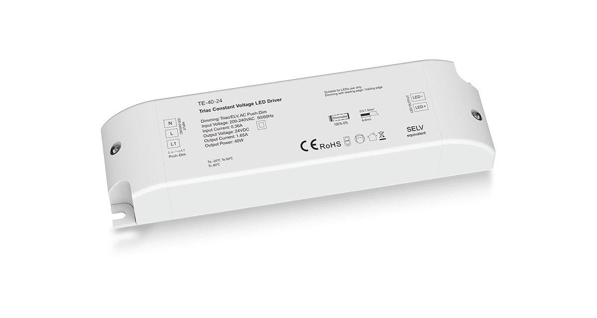 ELITE LED 24V 40W TRIAC DIMMABLE LED DRIVER