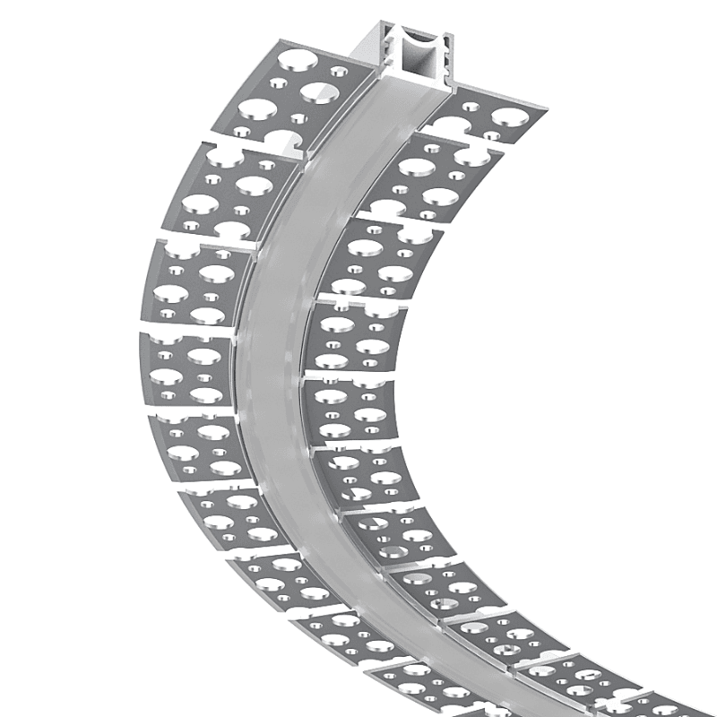 Bendable Plaster in Profile Top & Side Bend  – 12mm Internal