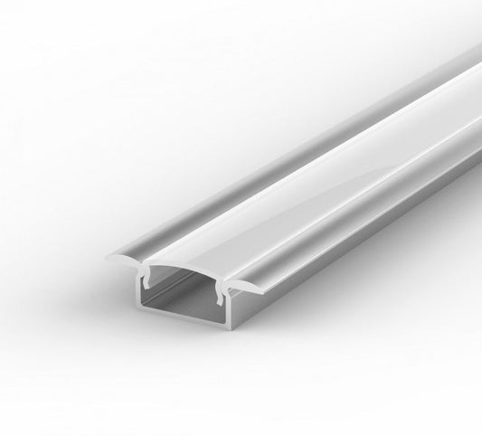 ELITE-RECSIL 2 METRE RECESSED PROFILE (SILVER)